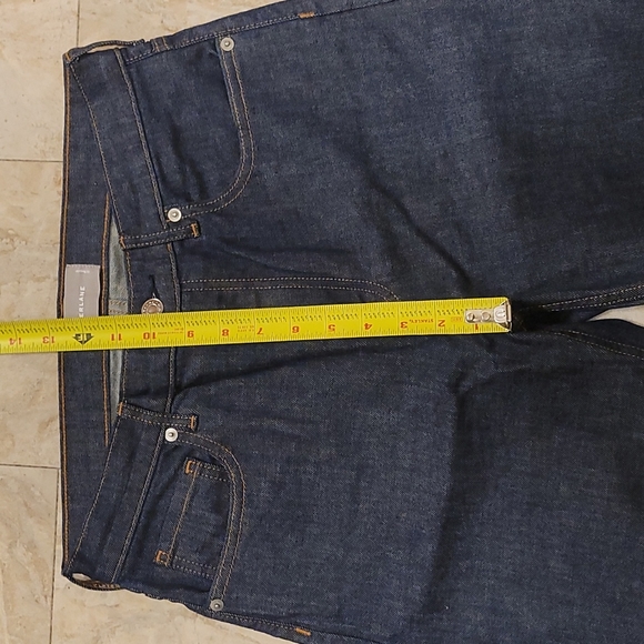 Everlane Raw Hem High Rise Dark Indigo Jeans - Picture 7 of 8